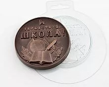 Пластиковая форма для шоколада "Здравствуй, школа"
