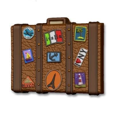 Пластиковая форма для шоколада "Чемодан" Пластиковая форма для шоколада "Чемодан"