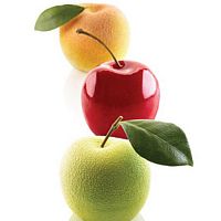 Форма силиконовая ФРУКТЫ с держателем, FRUTTA, Silikomart