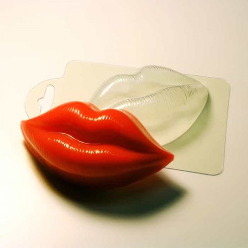 Пластиковая форма для шоколада "Губки большие"