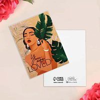 Открытка-мини "Будь любима", 8*6см