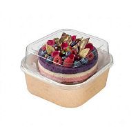Коробка для Бенто SMART BOWL 14,5*14,5*9,4см купольная, крафт